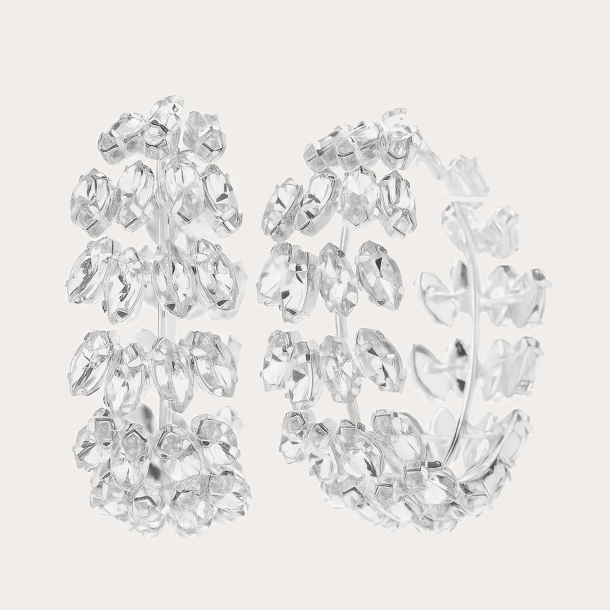 Vigne Crystal Hoops