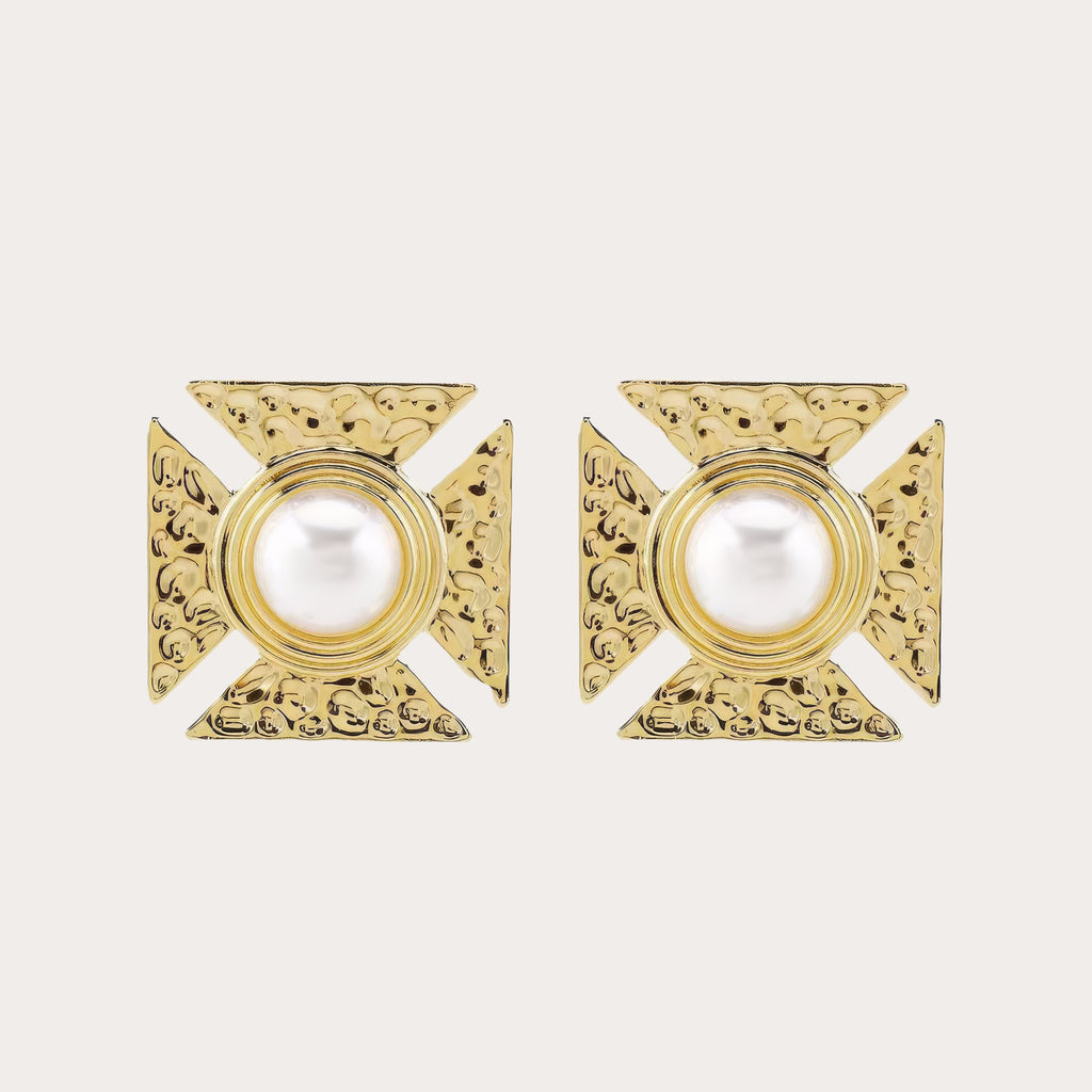 Regalia Cross Stud Earrings