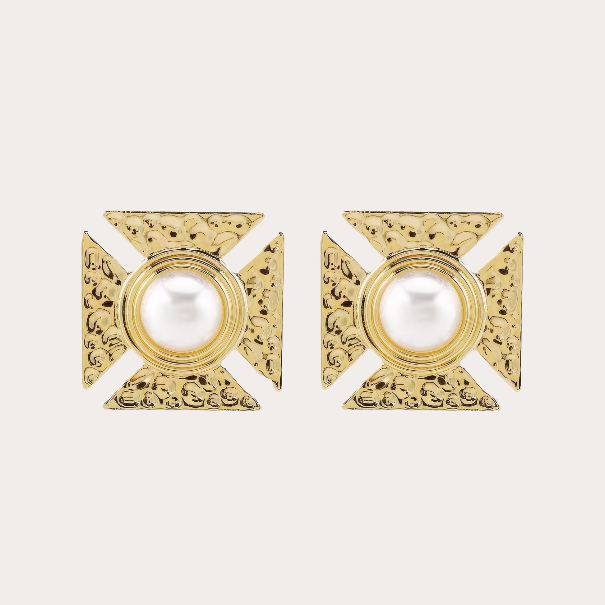 Regalia Cross Stud Earrings