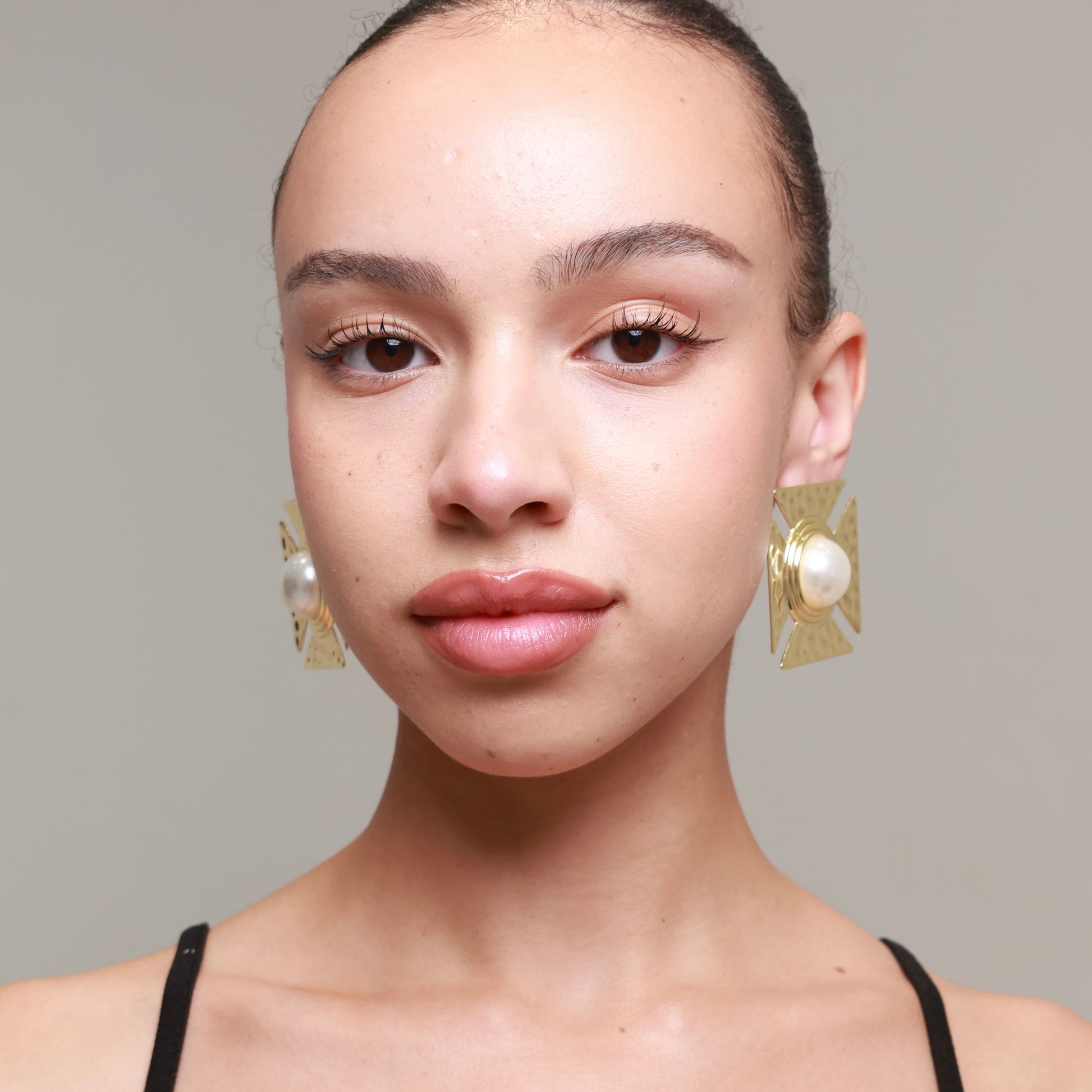 Regalia Cross Stud Earrings