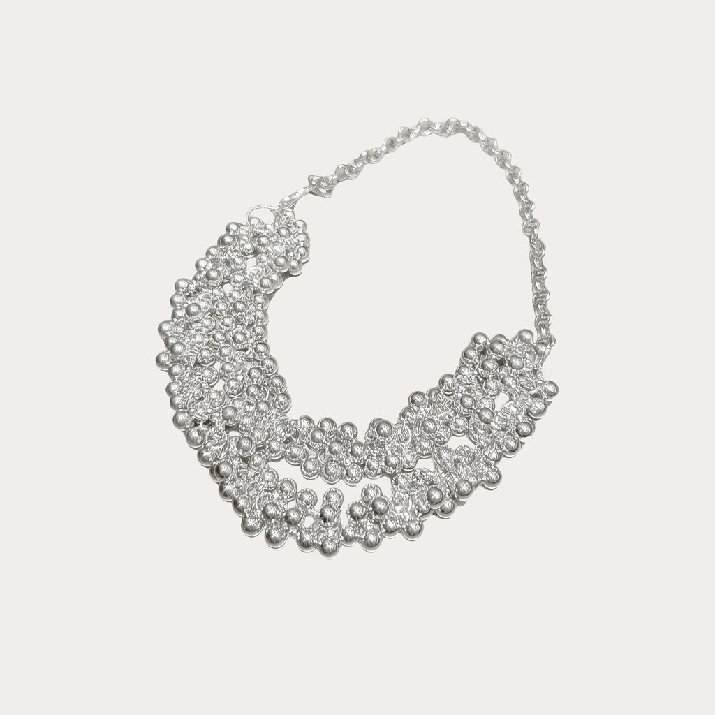 Crystal Bloom Collar Necklace