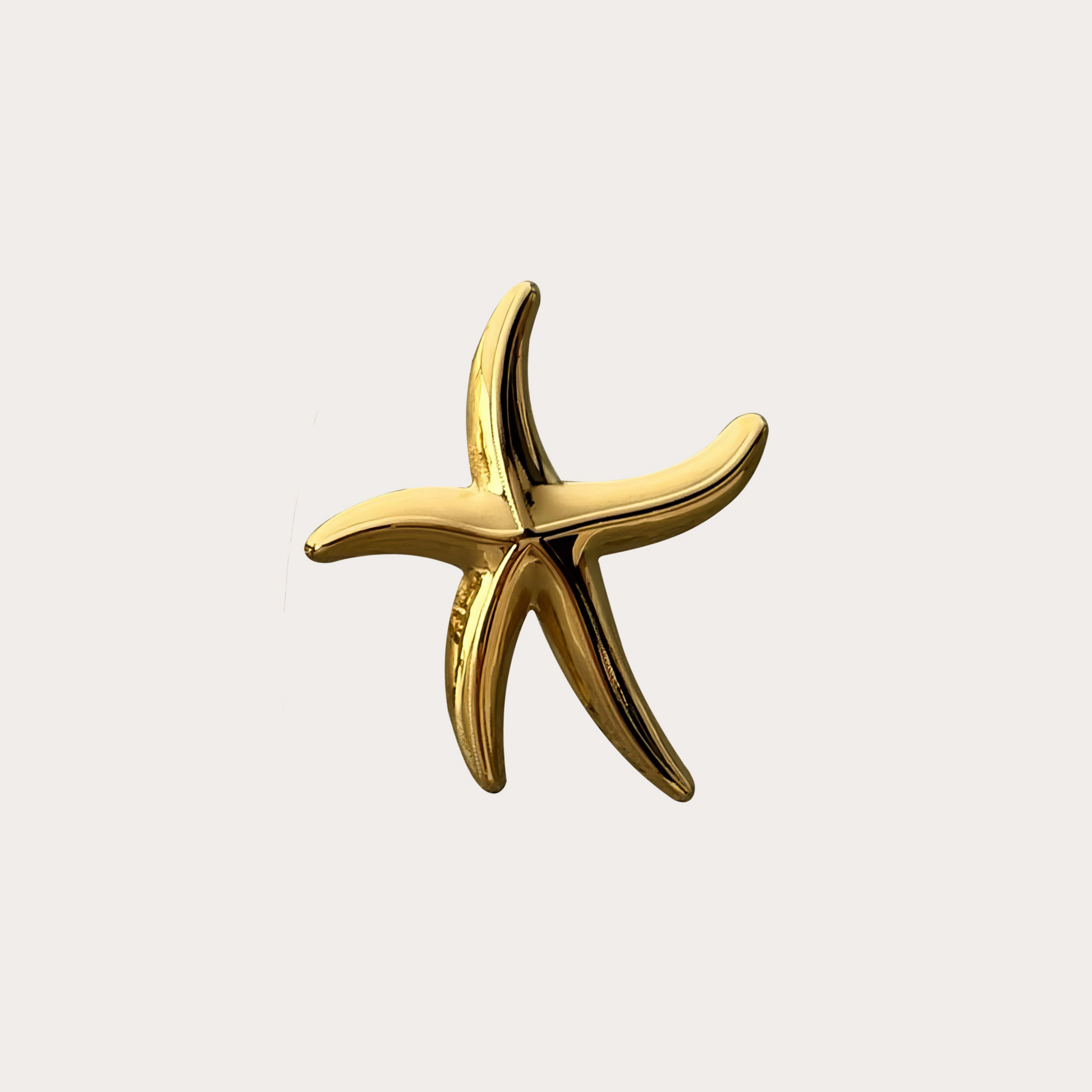 Golden Starfish Ring