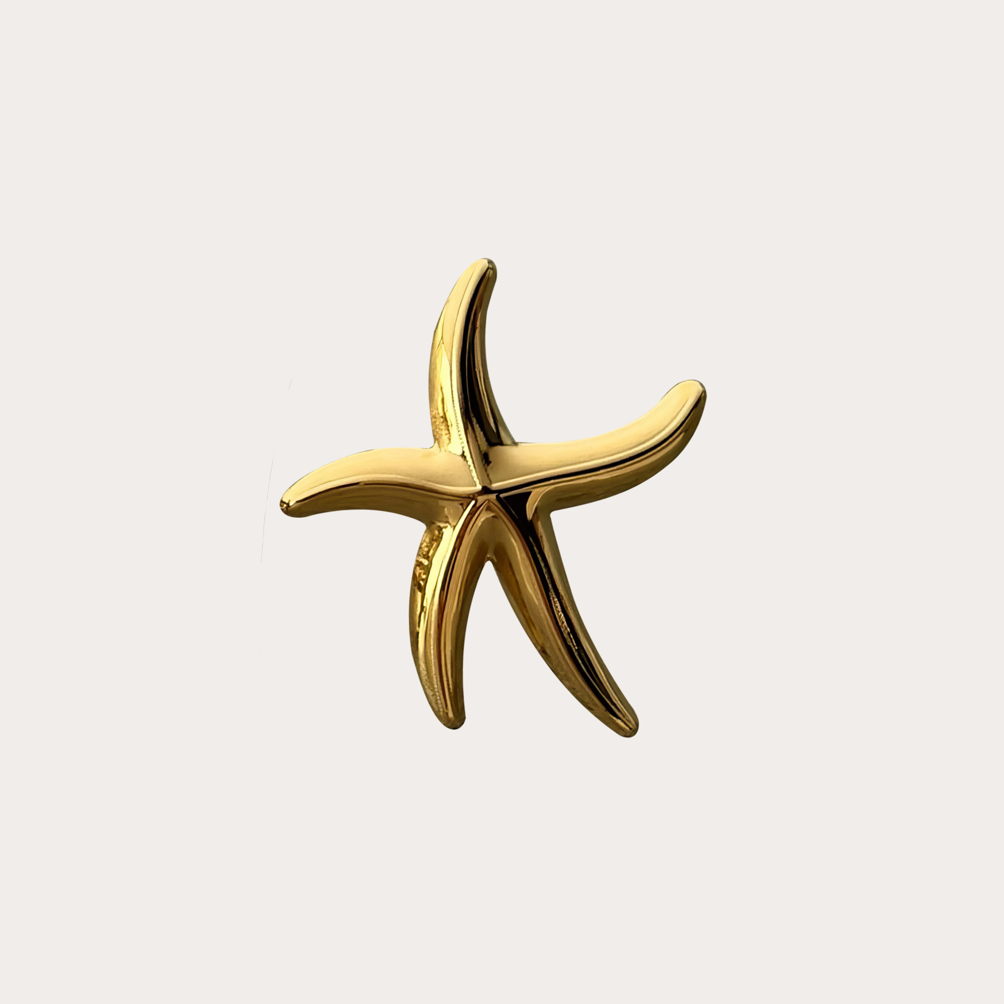 Golden Starfish Ring