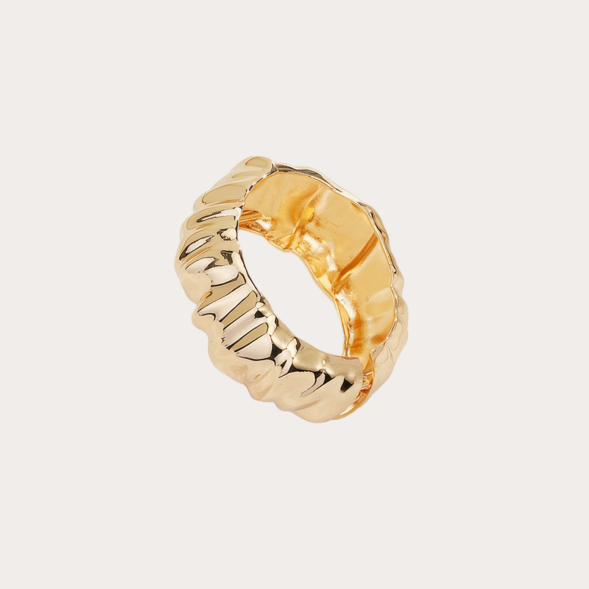 Molten Ring in Gold