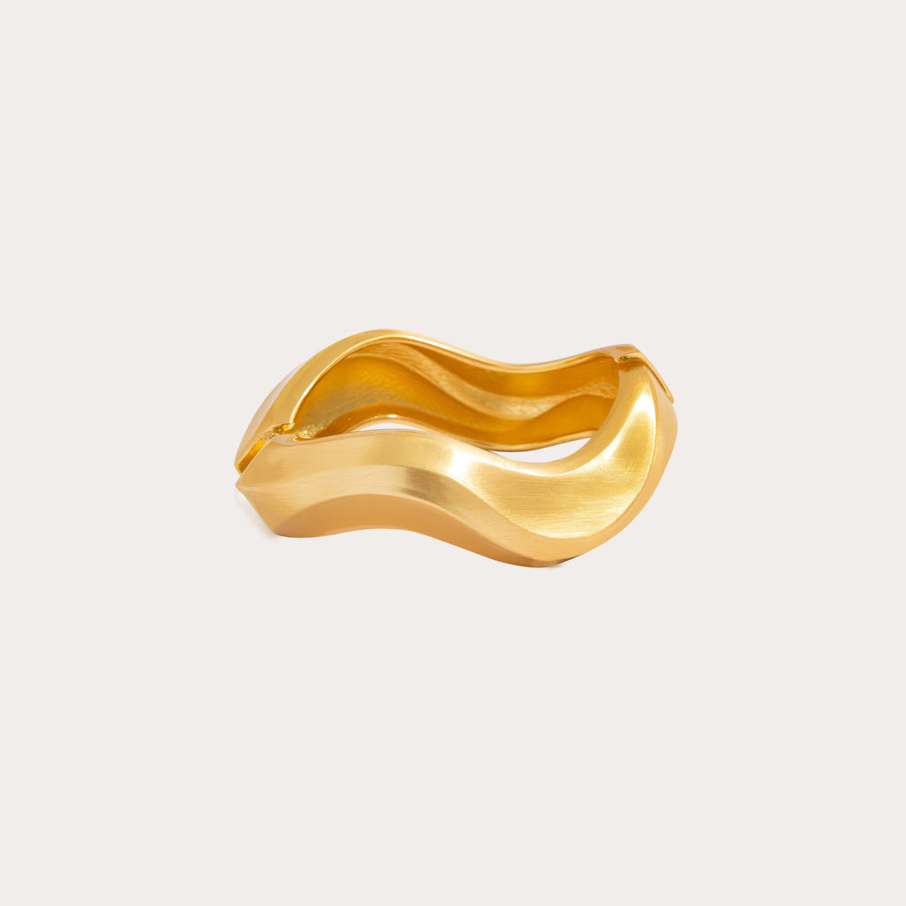 Moonveil Bangle in Gold