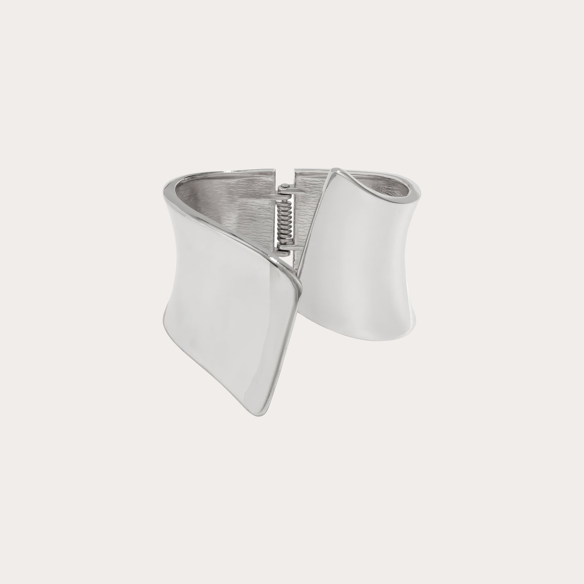 Aurora Arc Cuff in Silver