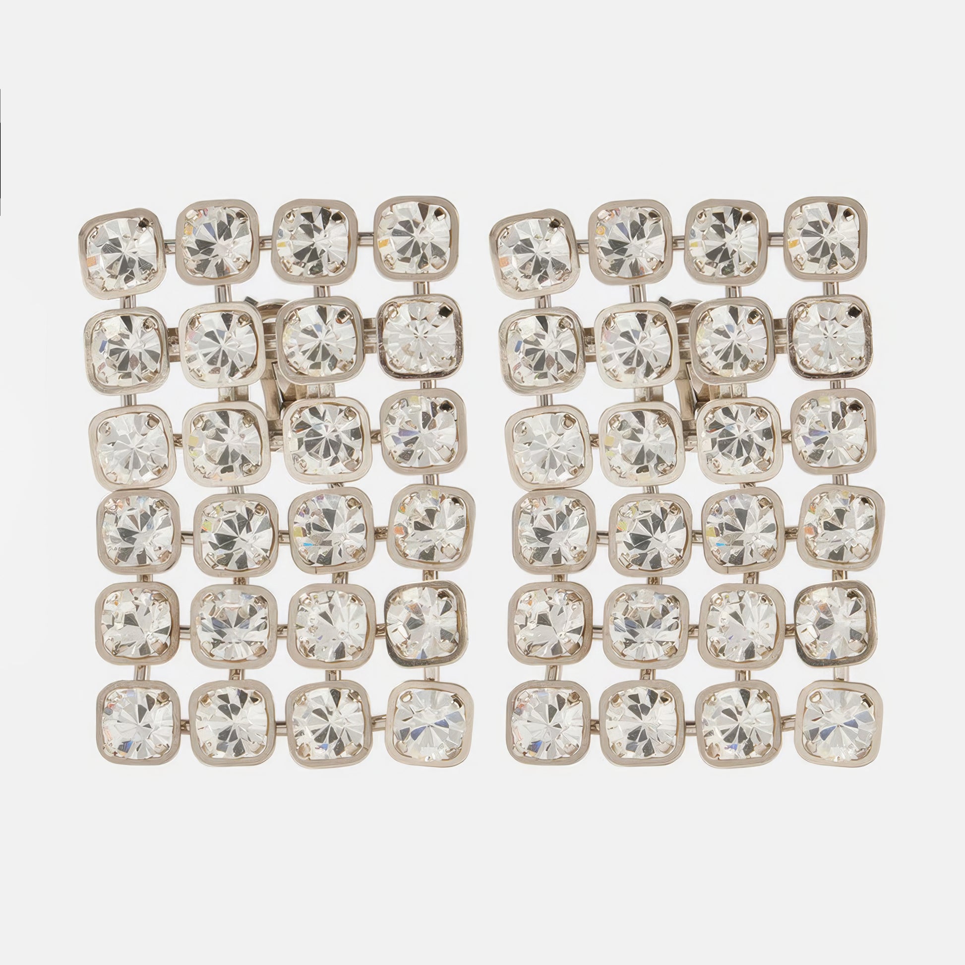 Crystal Grid Earrings
