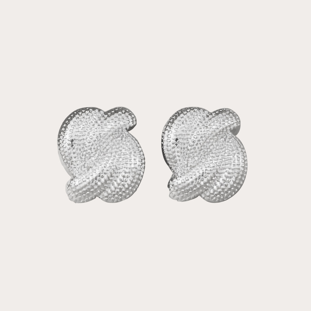 Silver Knot Earrings