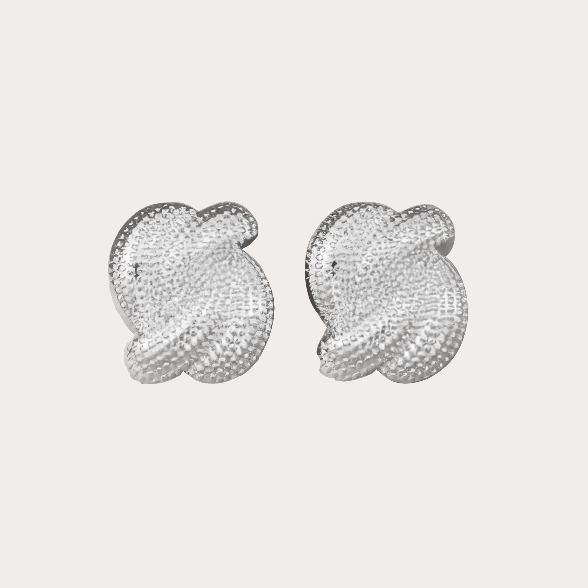 Silver Knot Earrings